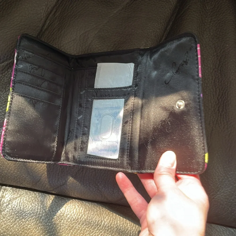 Vera Bradley euro wallet in pirouette pink